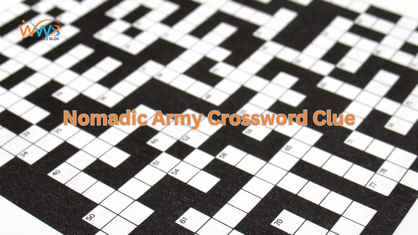 Nomadic Army Crossword Clue